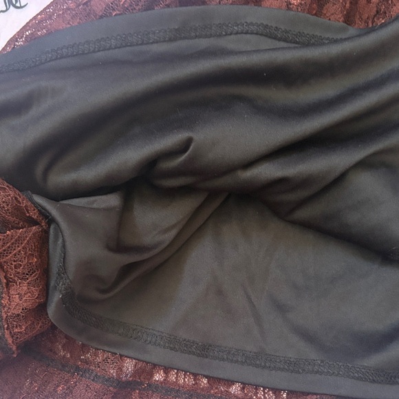 Urban Outfitters Brown Lace Top Dress with Black Straps - Picture 3 of 7